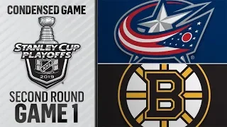 Columbus Blue Jackets vs Boston Bruins R2, Gm1 apr 25, 2019 HIGHLIGHTS HD