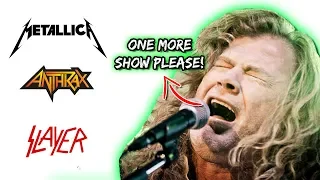 Megadeth's Dave Mustaine BEGS For One More Big Four Show Before Slayer Retire!
