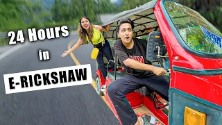 Living in E-Rikshaw for 24 Hours with Him | Nishu Tiwari
