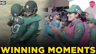 Winning Moments | Pakistan Women vs Sri Lanka Women | 3rd T20I 2022 | PCB | MN1L