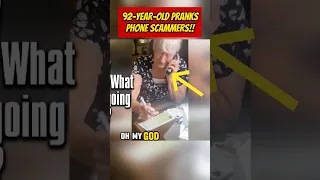 Clever Grandma Outsmarts Scammers 😂 #shorts #short #shortsvideo #shortsnews