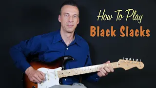 Rockabilly Guitar Lesson - Black Slacks by Joe Bennett and The Sparkletones