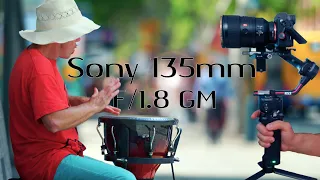 Sony 135mm F1.8 GM sample footage/review | A7SIII | RS2