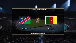 ⚽ Namibia vs Cameroon ⚽ | Africa Cup of Nations Qualifiers (28/03/2023) | PES 2021