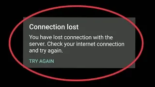 Clash of Clans Fix Connection Lost You have lost connection with the Server. Check your internet
