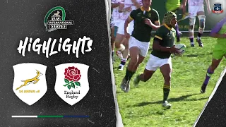 South Africa vs England | U18 International Series 2023 | International Rugby Highlights