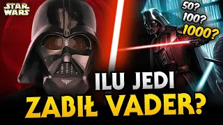 Ilu Jedi zabił Darth Vader? 50, 100, a może 1000? Ciekawostka Star Wars