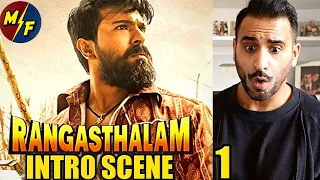 RANGASTHALAM Movie Reaction | INTRO SCENE - Part 1! | Ram Charan | Samantha Ruth Prabhu | Sukumar