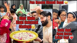 Ghar Ki Hukumat Kiske Haq Mein Hai😍 Mazadar Game | Huda appi Gai Sasural | Fokats | Abresh & Zeeshan