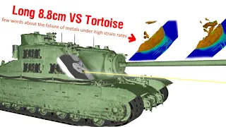 Jagdpanther vs Tortoise | 8.8cm Pzgr 39/43 | Armor Penetration Simulation