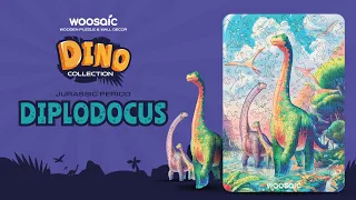 DIPLODOCUS | Dino Collection | Wooden Jigsaw Puzzle | Unidragon