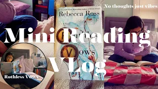 COZY LIL READING VLOG* Ruthless Vows, Mini Book Haul, February Reads*
