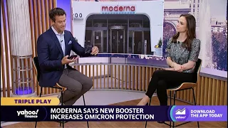 Moderna reports its new COVID-19 booster offers enhanced protection from Omicron