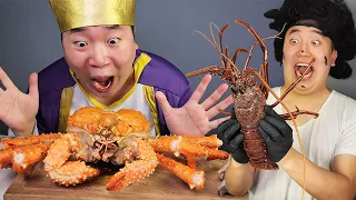 Gigantic King Crab, Crayfish 🦀 Mukbang Asmr