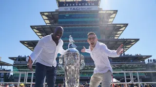 Titus O’Neil & The Miz visit the Indy 500