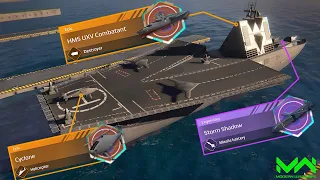 HMS UXV Combatant! Review and Gameplay | Destroyer With Drones | Modern Warships