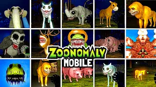 ZOONOMALY MOBILE - All Jumpscares & All Monsters + All Bosses