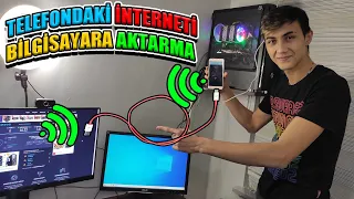 TELEFONDAN BİLGİSAYARA İNTERNET AKTARMA