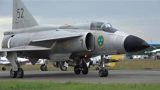 Swedish SAAB Viggen Solo Display @ Luchtmachtdagen Volkel 14-06-2019