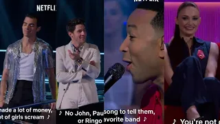 John Legend roasts Jonas Brothers | #jonasbrothers #roast #netflix #nickjonas