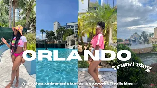 TRAVEL VLOG I Orlando Florida 🌴Family Vacay •universal • water parks • aquatica  +more