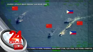 Resupply ship ng Pilipinas, halos banggain ng mga barko ng China nang muling magpunta... | 24 Oras