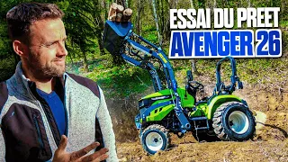 Test of the Preet Avenger 26 TRACTOR with Cochet loader