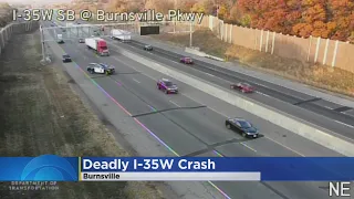 Fatal crash on I-35W in Burnsville