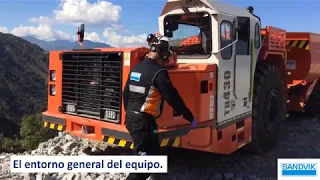 Inspección Pre operacional Camión Subterráneo SANDVIK TH430