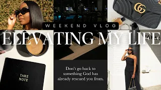 VLOG | keeping God in my dating life, girls night, investing in myself, shop w/ me - elevated casual