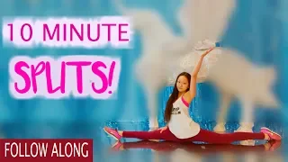 How to do a SPLIT WITHOUT PAIN! *FOLLOW ALONG*