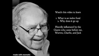 Why does Warren Buffett Like Index Funds?