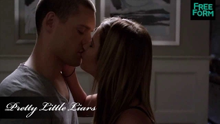 Pretty Little Liars | Season 4, Episode 16 Clip: Travis & Hanna Kiss | Freeform