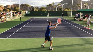 Dominic Thiem & Diego Schwartzman | IW Court Level Practice