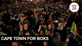 WATCH | Cape Town erupts in celebration as Springboks crowned world rugby champs for a fourth time