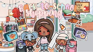 ✏️BACK TO SCHOOL SHOPPING!📚🎒*spent all my money!!* || 🔊VOICED || Toca Life Roleplay 🌎