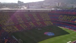 FC Barcelona Abschiedsspiel Xavi 100000 Fans