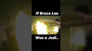 Bruce Lee Lightsabers Scene Recreation (Duel Of Fates edit) | Bruce Lee | YouTube shorts #shorts