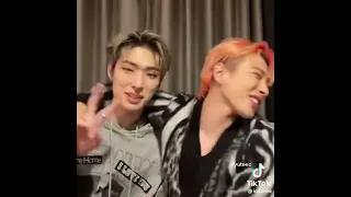 Every members from ATEEZ is taking turns kissing hongjoong and he doesn’t like it 🤣🤣🤣🧡🧡🧡