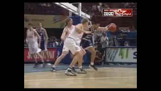 2001 Efes Pilsen (Turkey) - CSKA Moscow 91-85 Final 4, match for 3 place. Men Basketball SuproLeague