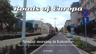 Roads of Europe | Poland 🇵🇱 Road Katowice  31.09.2023 | 4k