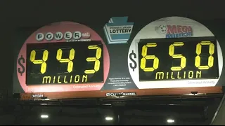 Winning Powerball numbers drawn for $443M jackpot; Mega Millions over $650M