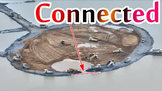 EP679,The Project Connected By Team Work Wheel Loader,Dozer SHANTUI Push With Truck Delivery Rock