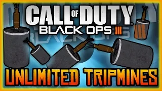 Black Ops 3 ZOMBIES - How To Get Unlimited Trip Mines, Bouncing Betty Trick,  Gumball Trick