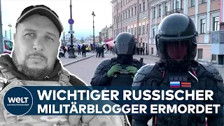 ATTENTAT AUF KRIEGSBEFÜRWORTER: Schock für russische Militärblogger - Prominenter Propagandist tot