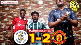 Luton Town 1-2 Manchester United | Full Fan Reactions | Rasmus Højlund Carlton Morris