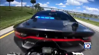 Motorcyclist believes FHP trooper purposely caused violent crash