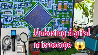 Unboxing Electronic digital microscope camera for repair JM TUTORIAL