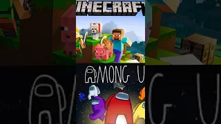 Minecraft VS Among Us #minecraft #amongus #shorts