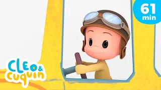 The wheels on the bus and more Nursery Rhymes by Cleo and Cuquin | Children Songs